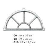 KempiQ Stalraam enkel glas model 1 98x53.5 cm vast model
