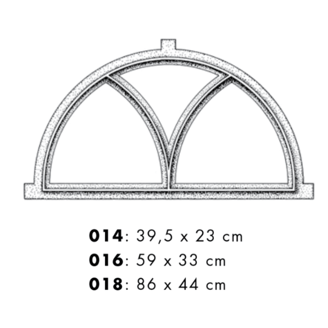KempiQ Stalraam enkel glas model 6 maat 39.5x23 cm vast model