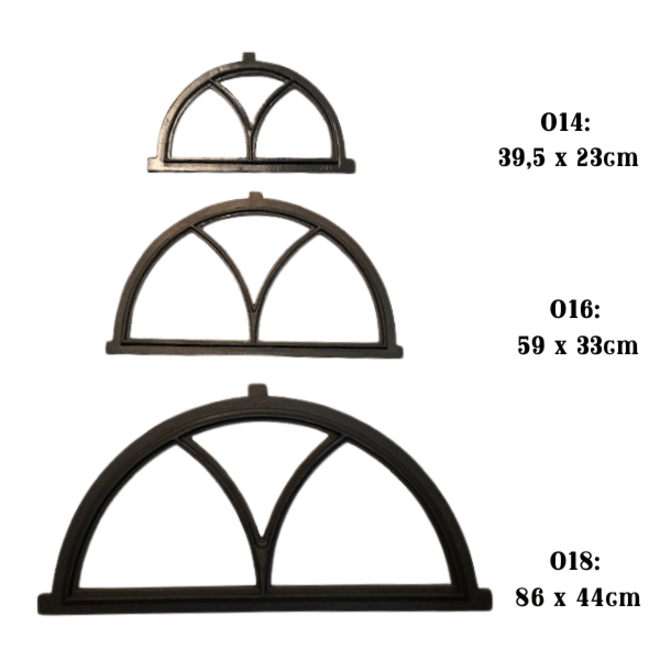 KempiQ Stalraam enkel glas model 6 maat 86x44 cm vast model