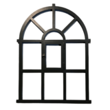 KempiQ Stalraam enkel glas model 8 maat 67x93.5 cm opengaand model