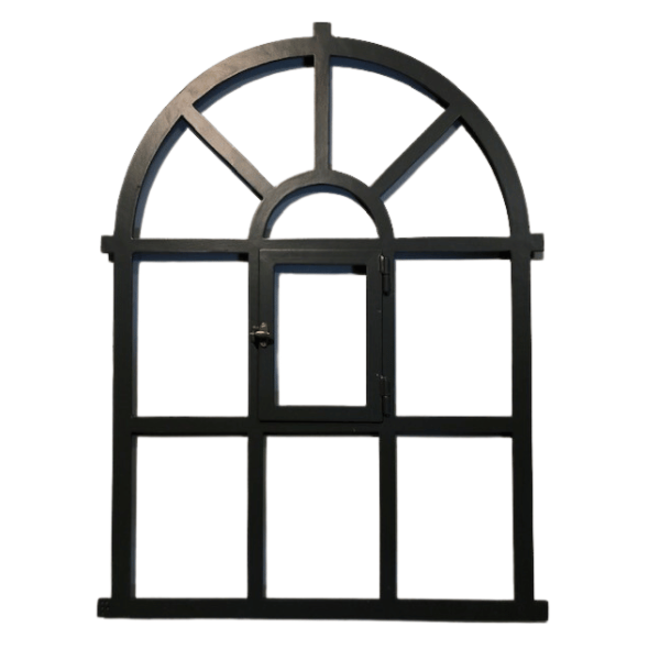 KempiQ Stalraam enkel glas model 8 maat 67x93.5 cm opengaand model