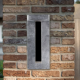 KempiQ Belgisch hardstenen inbouw brievenbus staand model 7