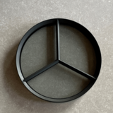 KempiQ Stalen raam rond Ø50cm dubbel glas, vast model thermisch onderbroken