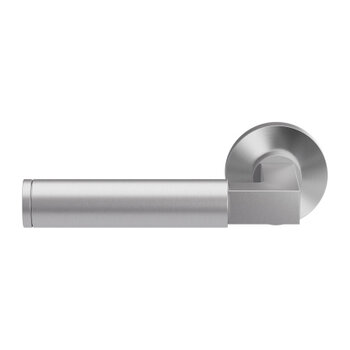 Deurkruk Kuri RVS op ronde rozet per paar Deurkruk Kuri RVS op ronde rozet per paar