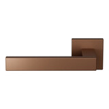 Ten Hulscher Deurkruk Zika Bronze Blend op vierkante rozet per paar