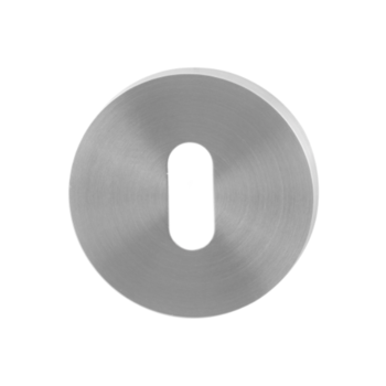 Sleutelrozet rond 50x8mm RVS geborsteld Sleutelrozet rond 50x8mm RVS geborsteld