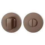 Ten Hulscher Toiletbeslag rond Bronze blend 50x8mm stift 8mm
