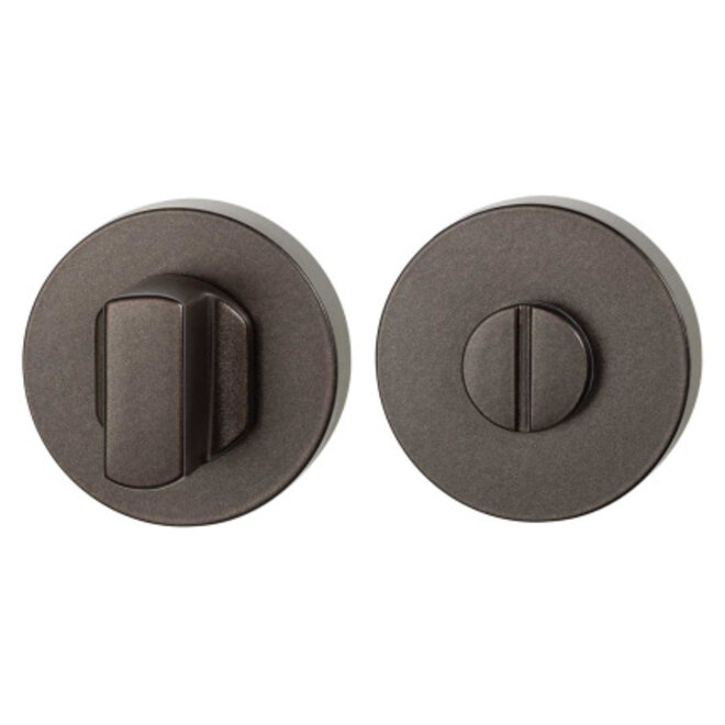 Ten Hulscher Toiletbeslag rond Dark blend 50x8mm stift 8mm