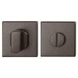 Ten Hulscher Toiletbeslag Dark Blend vierkant 50x50x8mm stift 8mm