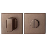 Ten Hulscher Toiletbeslag Bronze Blend vierkant 50x50x8mm stift 8mm