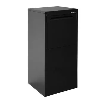 Inbouw pakket brievenbus achteruitname Zwart