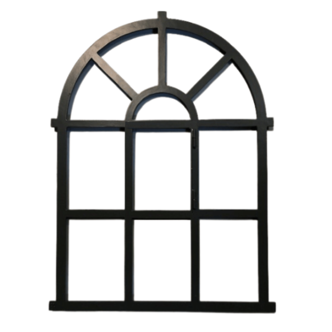 KempiQ Stalraam gietijzer enkel glas model 8 maat 67x93.5 cm vast model