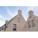 KempiQ Zwart stalen raam openslaand dubbel glas B55 x H100 cm