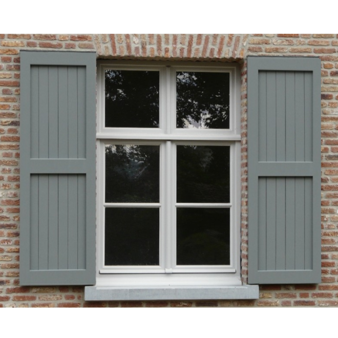 KempiQ Massief hardhouten luiken op maat type Bladel