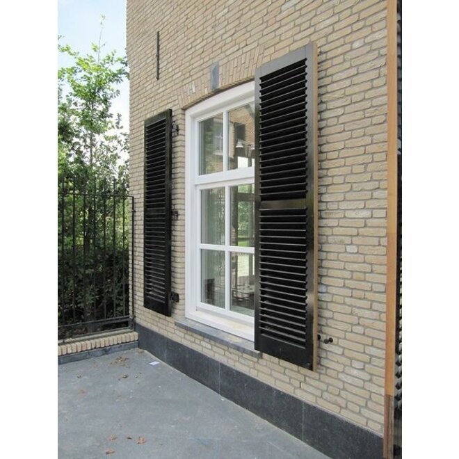 KempiQ Massief hardhouten louvre luik op maat type Walik