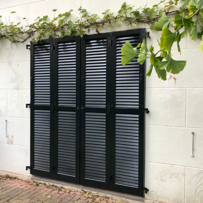 KempiQ Massief hardhouten louvre luik op maat type Walik