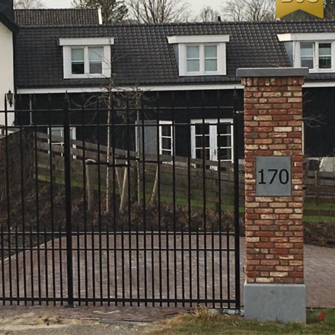 KempiQ Belgische Arduin hardsteen naamplaat met gravure geschuurd