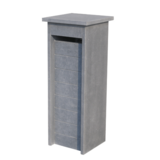 KempiQ Belgische Arduin hardsteen brievenbus vrijstaand model 1 Stripe