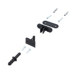 KempiQ Set luikvastzetters klein, zwart