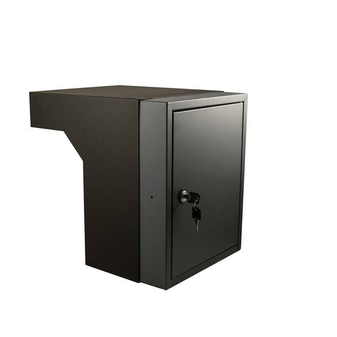 KempiQ Brievenbus inbouwkast Antraciet 55 - 68 cm incl. slot