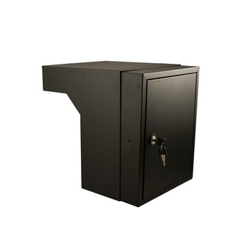 Brievenbus inbouwkast Zwart 55 - 68 cm Brievenbus inbouwkast Zwart 55 - 68 cm