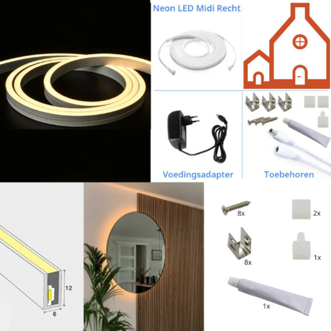 KempiQ Led strip voor verlichting paalmuts 3 meter