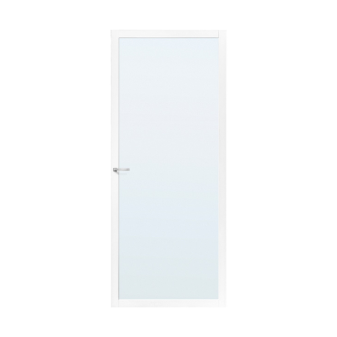 Skantrae Binnendeur stomp blank glas SSL 4400  wit gegrond