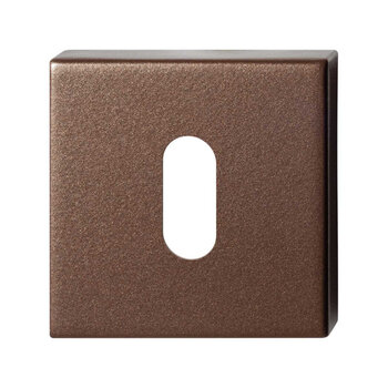 Sleutelrozet vierkant 50x50x8mm Bronze blend