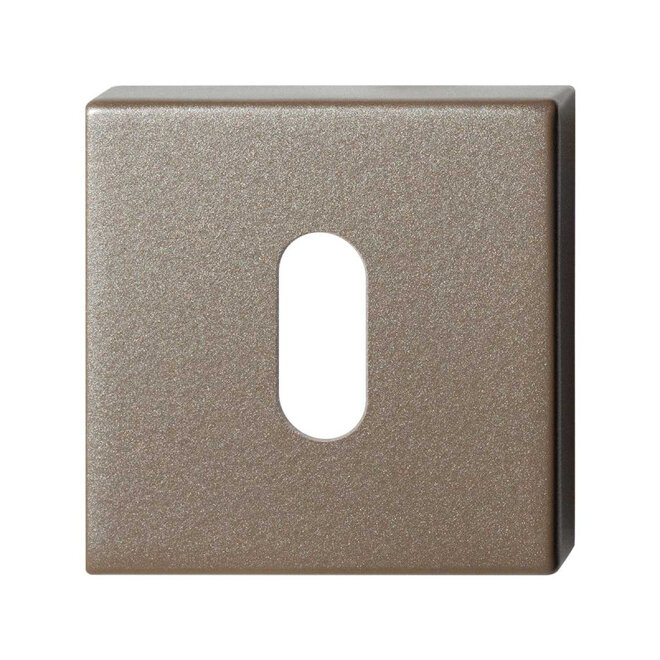 Ten Hulscher Sleutelrozet vierkant 50x8mm Mocca blend