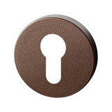 Ten Hulscher Cilinderrozet rond 50x8mm Bronze blend