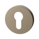 Ten Hulscher Cilinderrozet rond 50x8mm Champagne blend