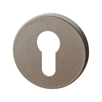 Cilinderrozet rond 50x8mm Mocca blend Cilinderrozet rond 50x8mm Mocca blend