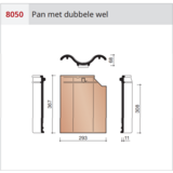 Wienerberger Wienerberger Dubbele welpan OVH Klassiek vieilli Blauw gesmoord