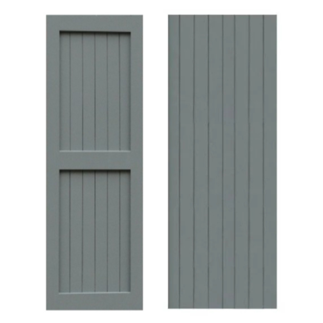 KempiQ Massief hardhouten luiken op maat type Bladel