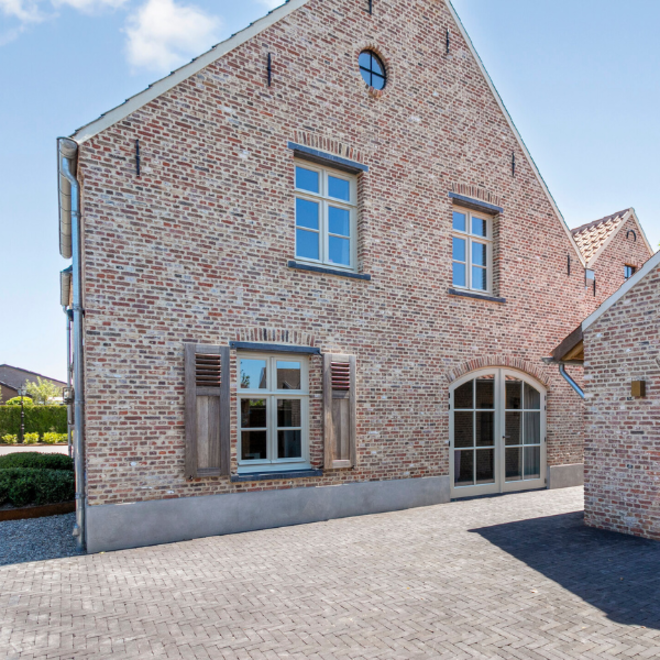 KempiQ Massief hardhouten paneel-louvre luik op maat type Vorselaar