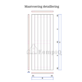 KempiQ Massief hardhouten luiken op maat type Bladel
