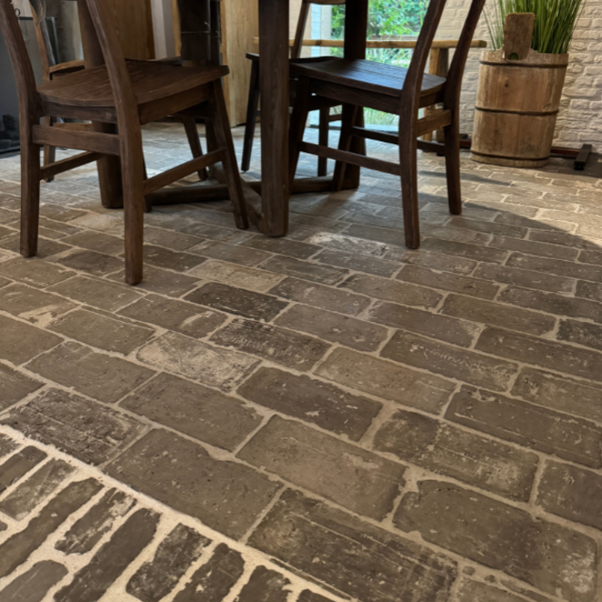 KempiQ Oude blauwe plavuizen parfeuilles  23 x 11,5 cm per m2