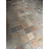 KempiQ Antieke estrikken rood bruin genuanceerd 16x16 / 20x20 cm per m2