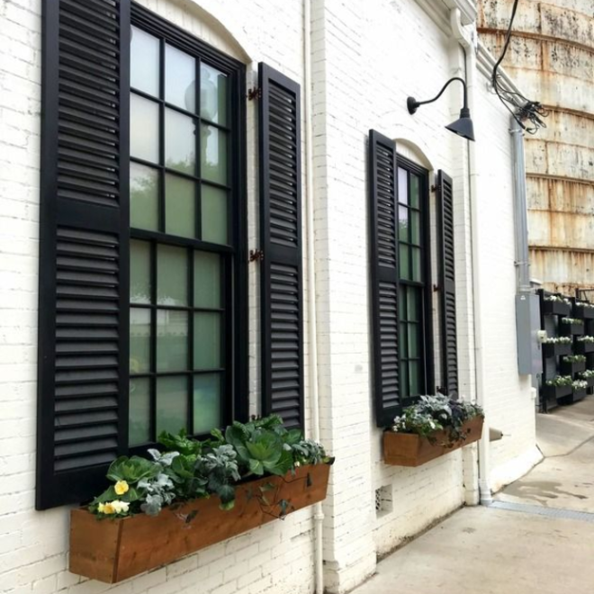 KempiQ Massief hardhouten louvre luik op maat type Walik