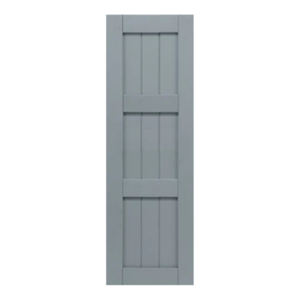 Massief hardhouten luiken op maat type Achel