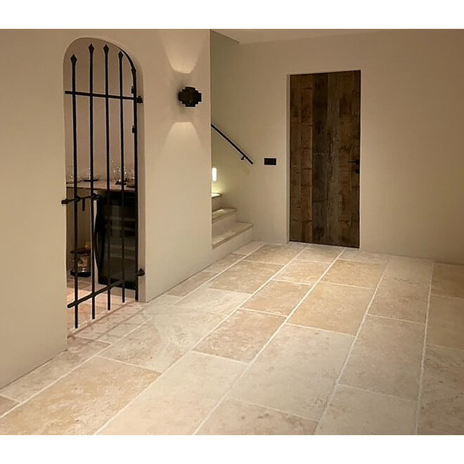 KempiQ Bourgondische dallen creme rustiek verouderd per m2