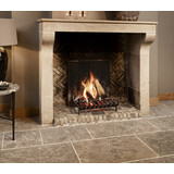 KempiQ Dallenvloer "Calcaire Gris" geborsteld 40/50 cm breed per m2
