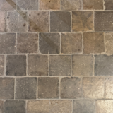 KempiQ Oude gesmoorde estrikken blauw grijs bruin genuanceerd 20x20cm per m2