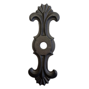 Muuranker "Sluier" zwart gietijzer