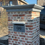 KempiQ Belgisch hardstenen inbouw brievenbus model 3