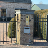 KempiQ Belgisch hardstenen inbouw brievenbus model 3