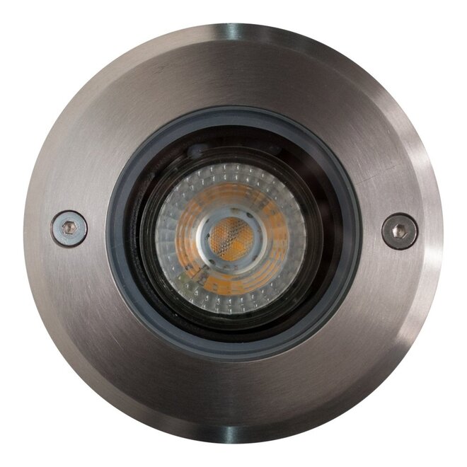 KempiQ Grondspot Roty metaal rond Ø 11 cm