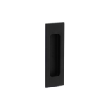 Intersteel Schuifdeurkom recht 120x40mm blind mat zwart