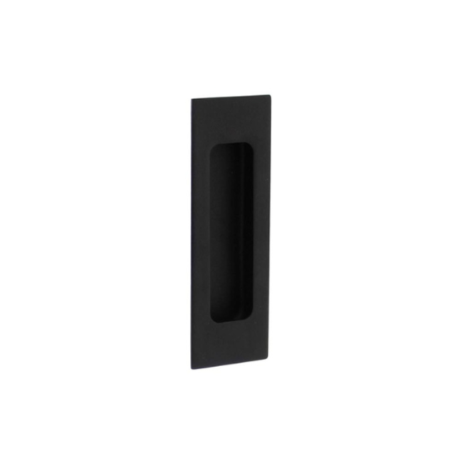 Intersteel Schuifdeurkom recht 120x40mm blind mat zwart