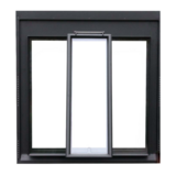 KempiQ Stalen dakraam 100x110 cm zwart met HR++ glas thermisch onderbroken
